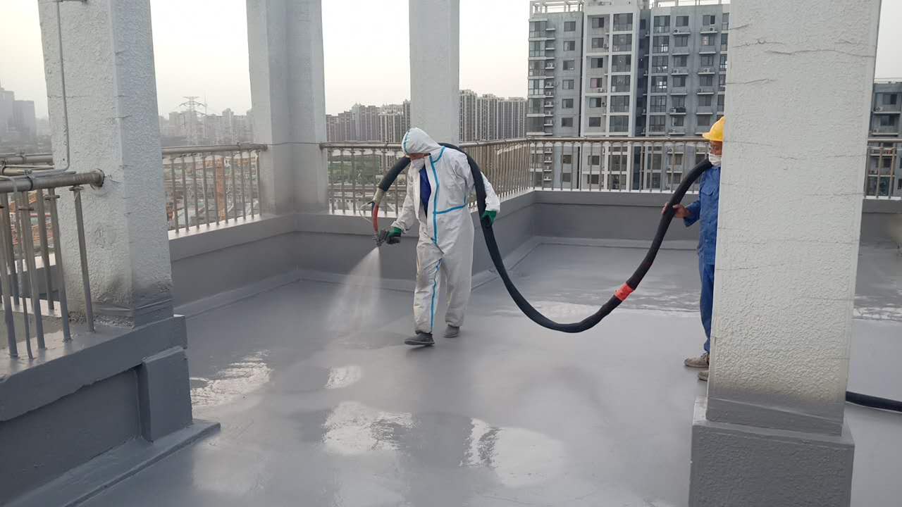聚脲喷涂屋顶防水